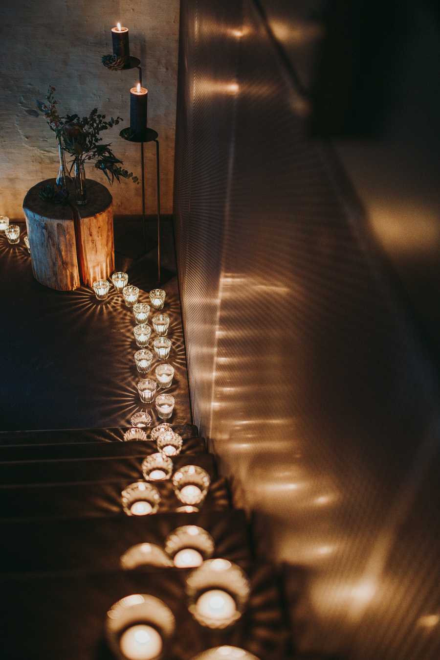path of candles